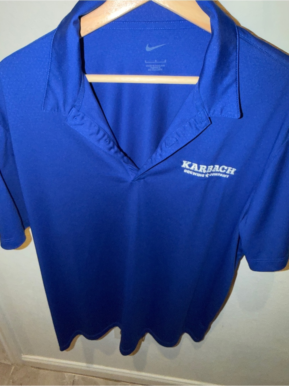 Nike Royal Blue Karbach Embroidered Polo Shirt